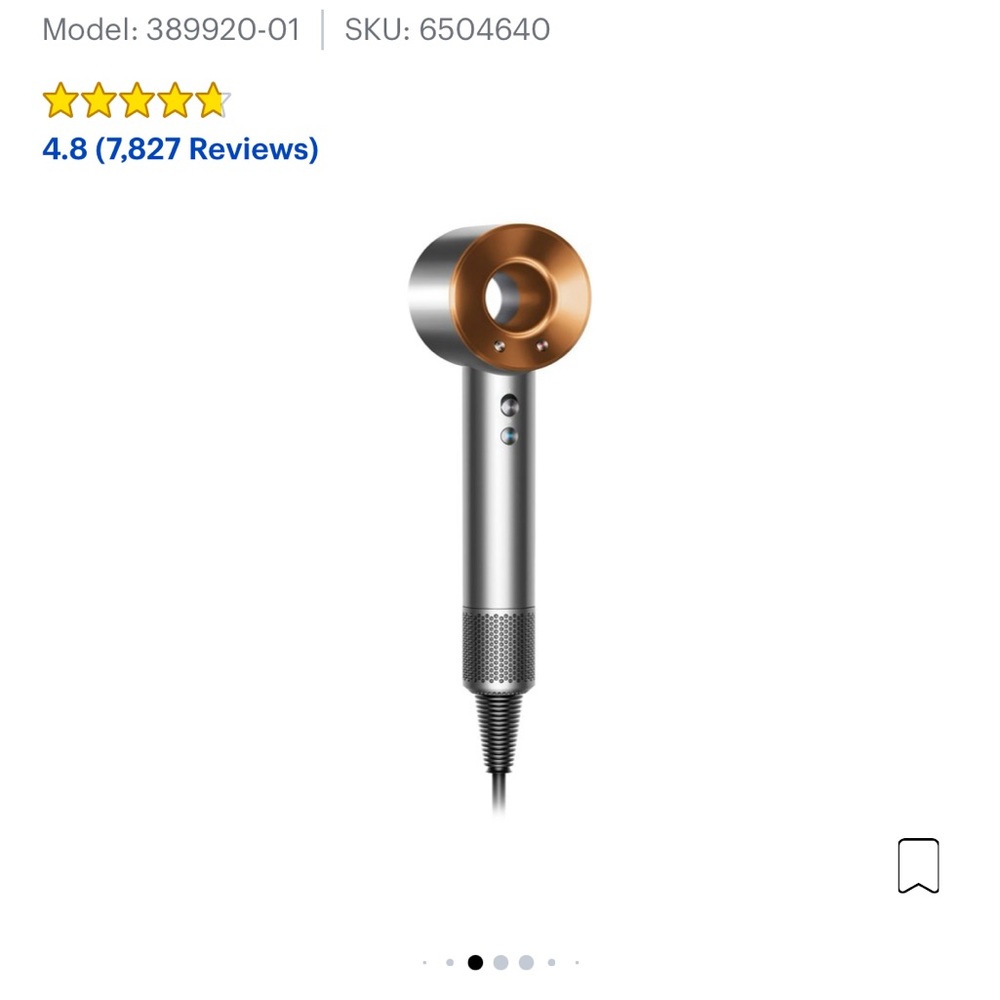 Dyson Supersonic Hair Dryer - Copper Brand new in box!❤️😍 in Copper and nickel